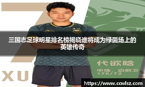 三国志足球明星排名榜揭晓谁将成为绿茵场上的英雄传奇